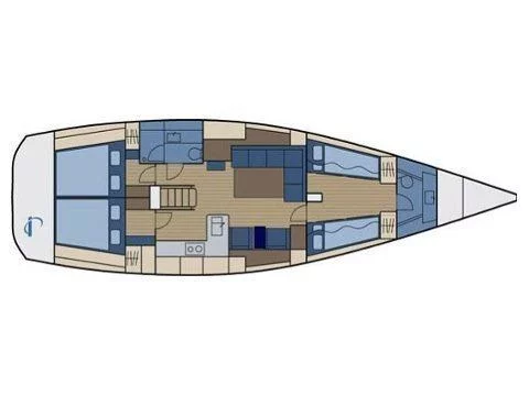 Hanse 470 (Shadow of the wind) Plan image - 2