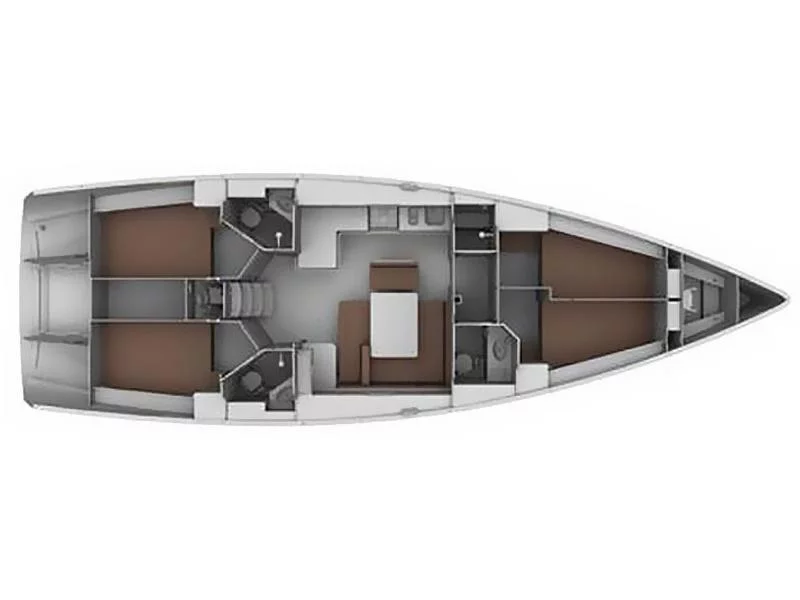 Bavaria 45 Cruiser (Meli) Plan image - 3