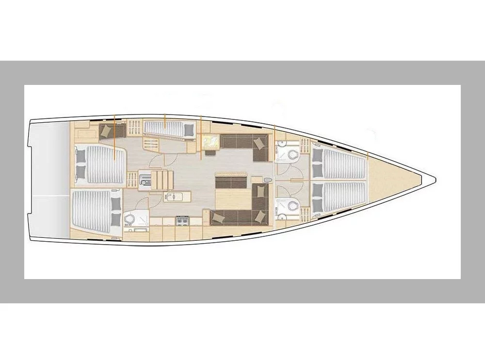 Hanse 548 (Supernova II) Plan image - 4