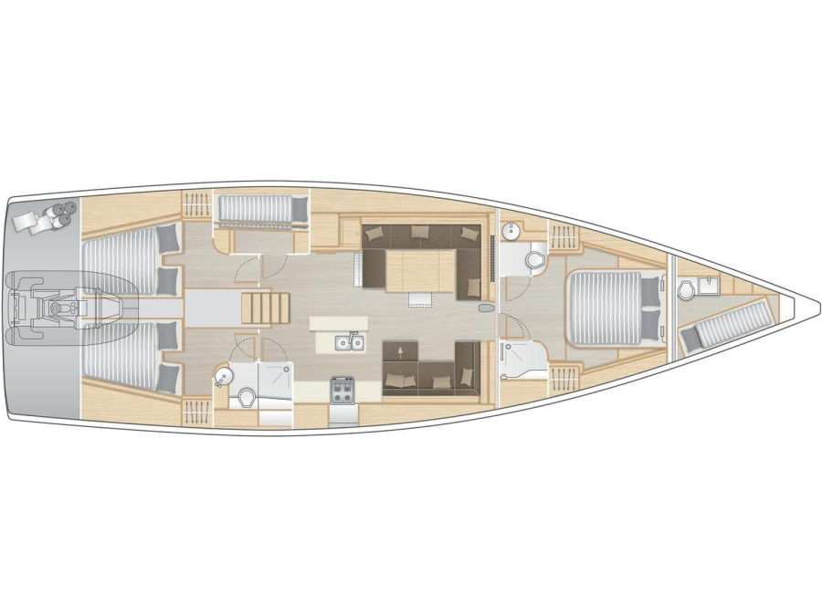 Photo #8 - Hanse 588 (Ensure - Luxury -, , Watermaker) en Scarlino - 25032