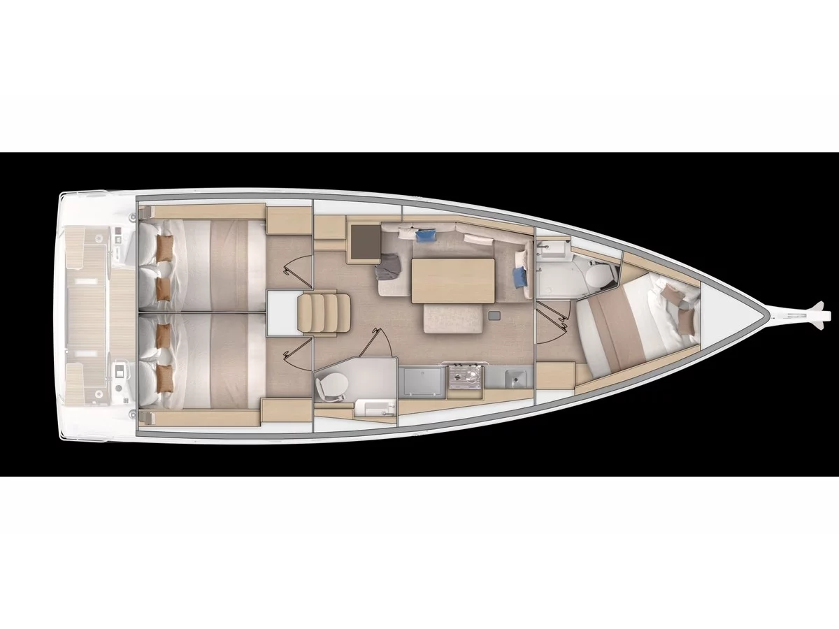 Oceanis 37.1 (AVRA) Plan image - 1
