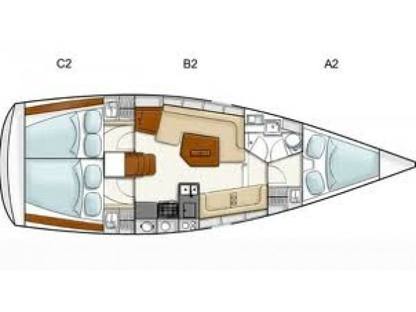 Photo #13 - Hanse 385 (Mare Nostrum) en Kos - 24028