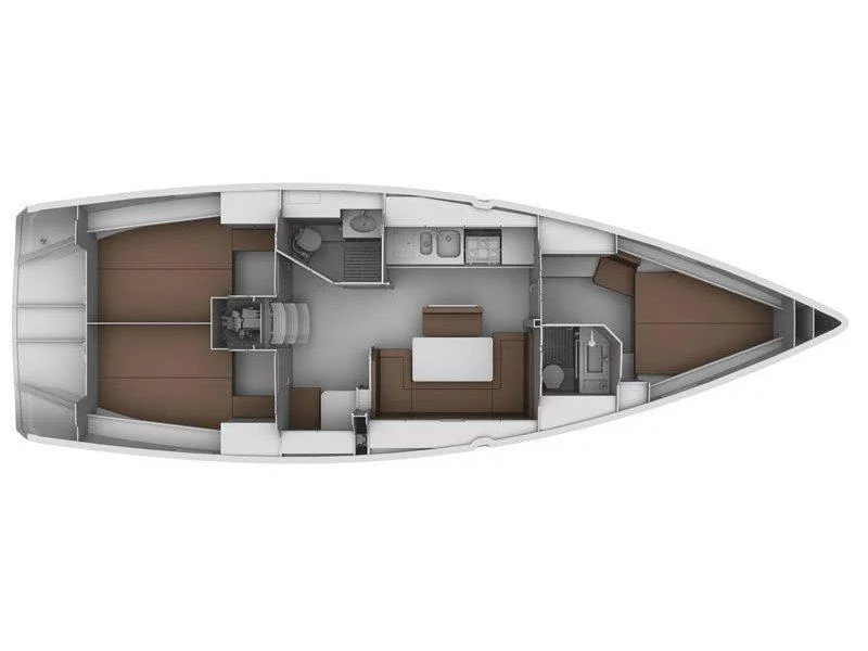 Bavaria Cruiser 40 (Antigoni) Plan image - 3