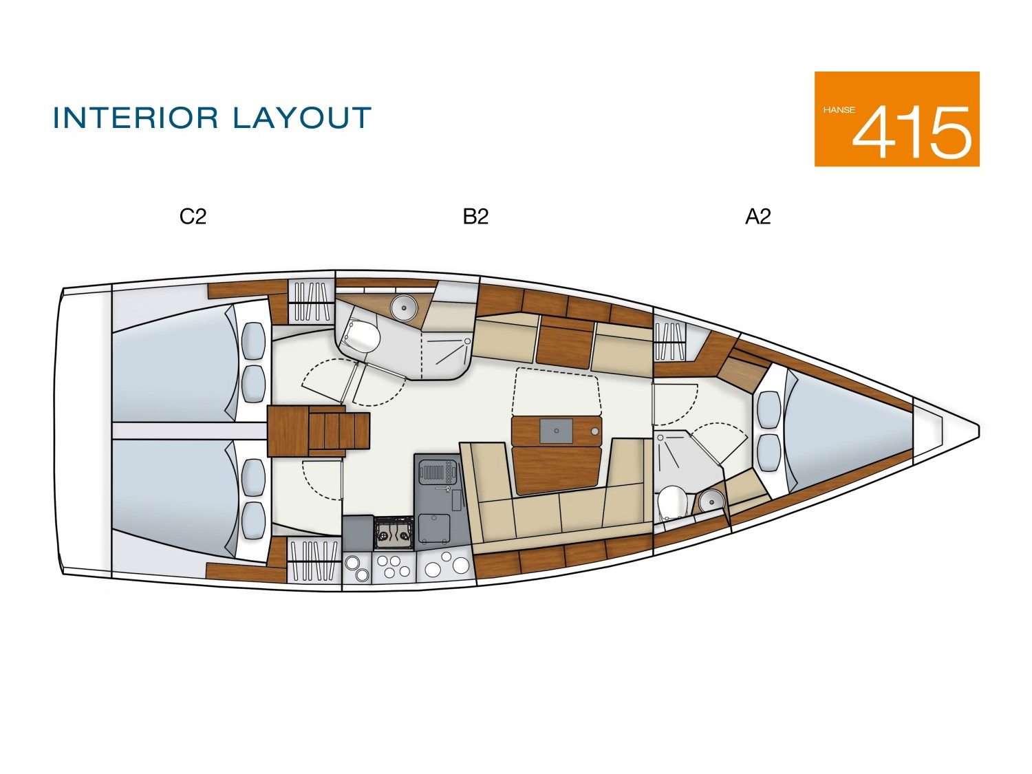 Photo #14 - Hanse 415 (Deep Blue) in Lavrion - 24059