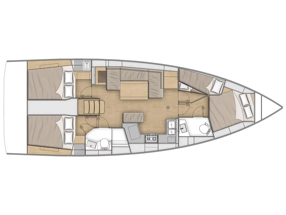 Oceanis 40.1 (Anima) Plan image - 2