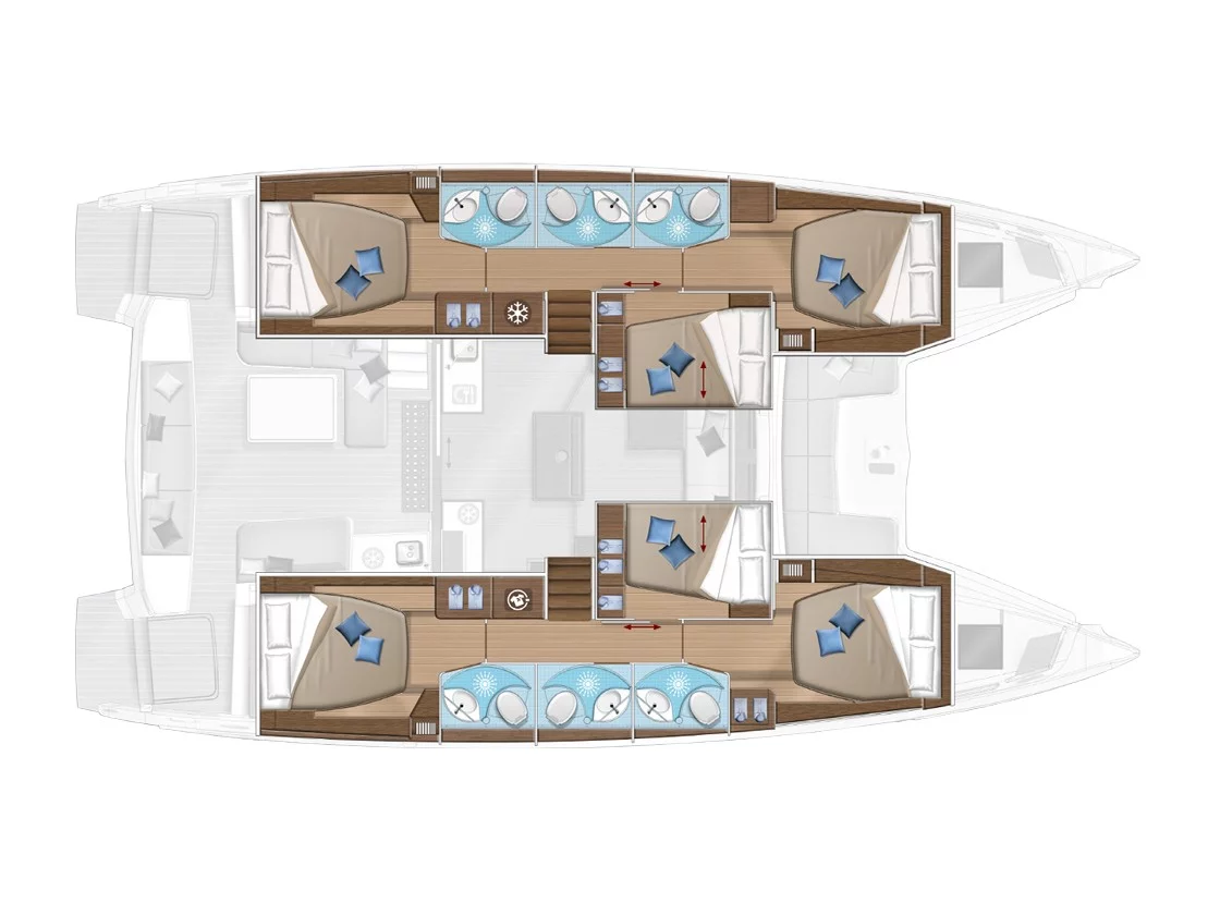 Lagoon 50 (Rio) Plan image - 2