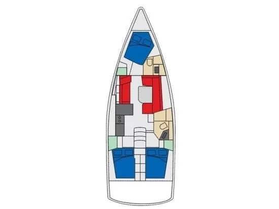 Oceanis 41.1 (Nina) Plan image - 1