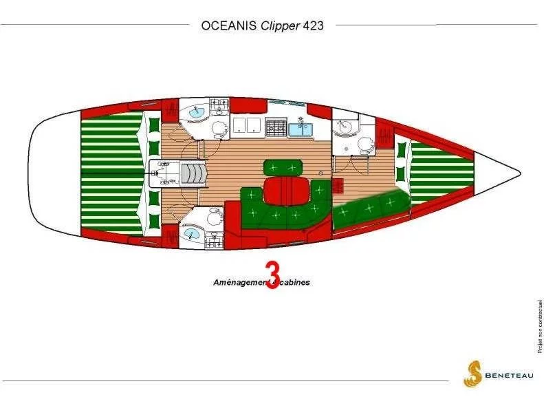 Oceanis 423 (Morgana) Plan image - 19