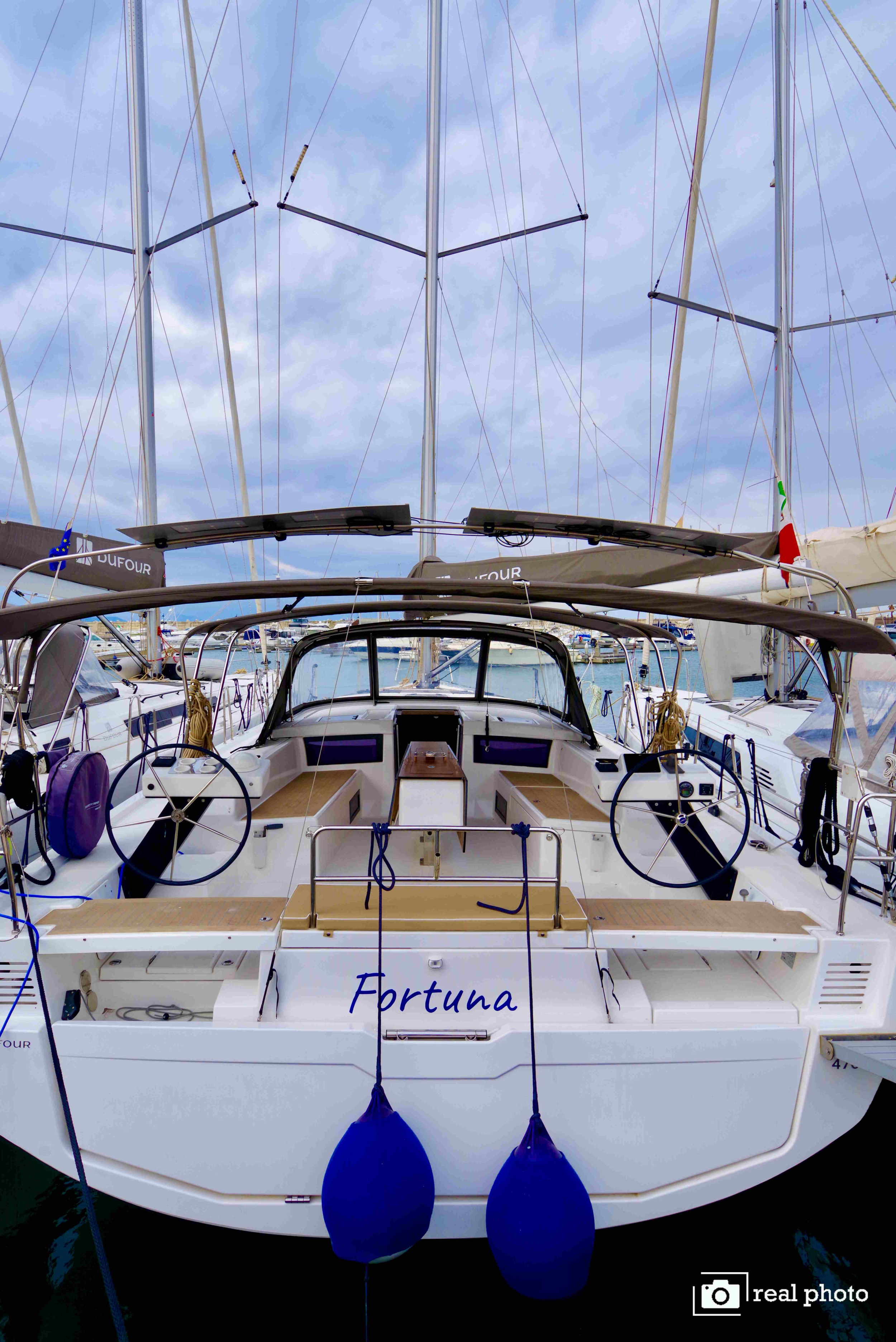 Photo #6 - Dufour 470 (Fortuna -, Solar Panel) en Castellammare di Stabia - 21289