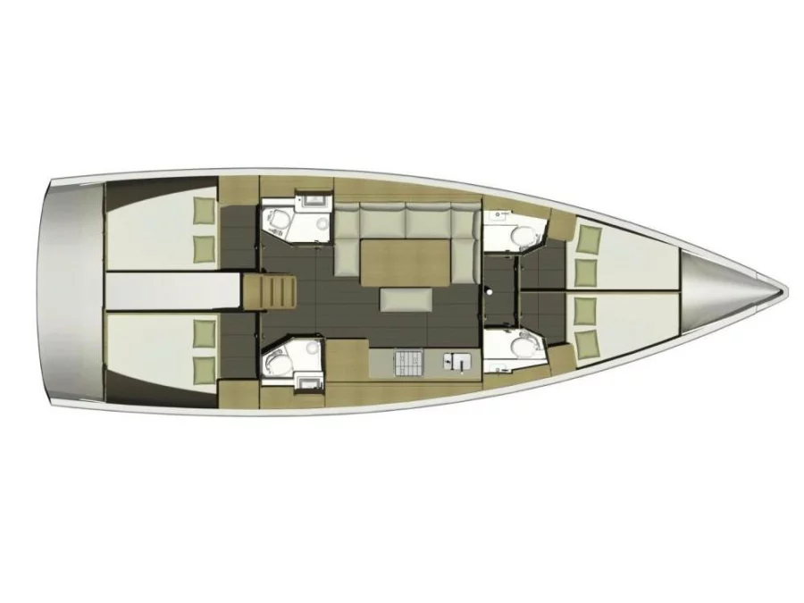 Dufour 460 Grand Large (RUBIN) Plan image - 7