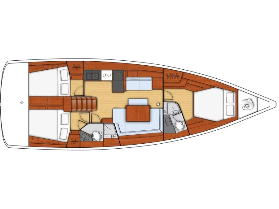 Oceanis 45 (AVALON) Plan image - 2