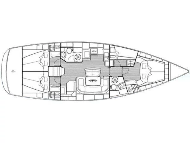 Bavaria 46 Cruiser (Midas) Plan image - 1