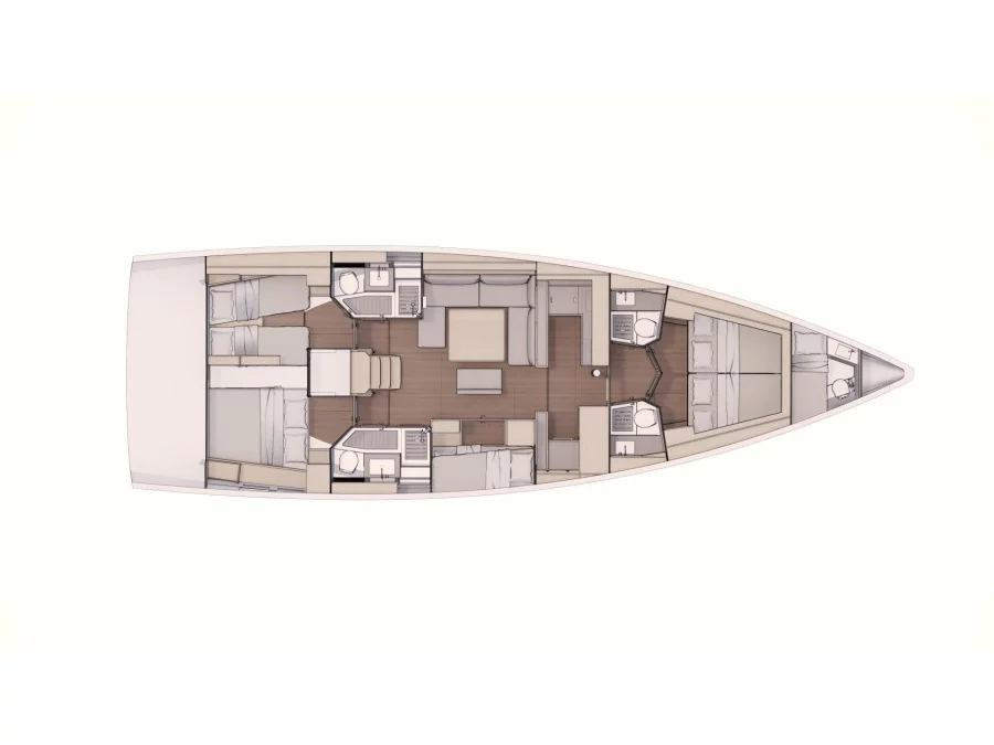 Dufour 530 Tano (Tano) Plan image - 0