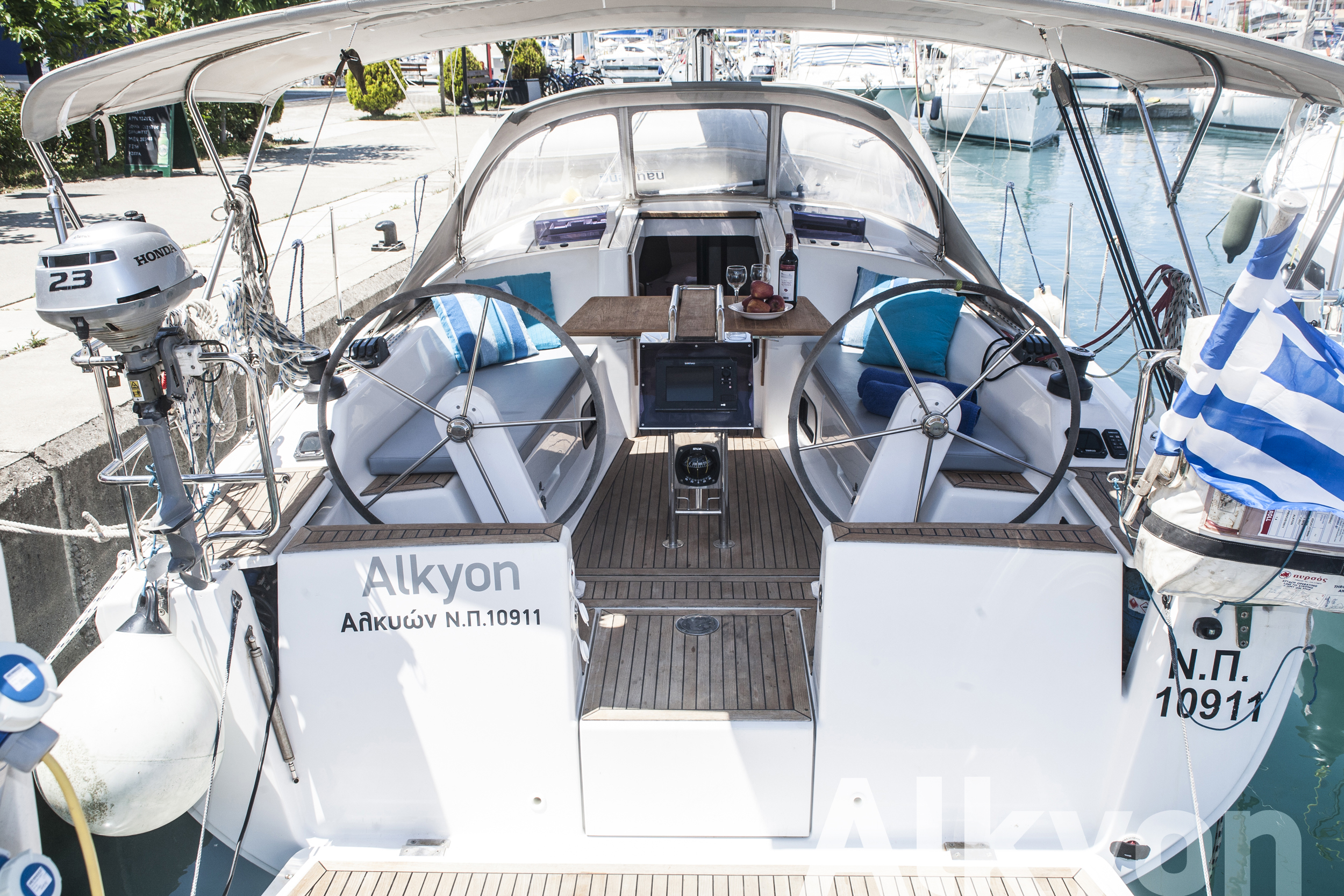 Photo #7 - Hanse 345 (Alkion) en Lefkada - 24029