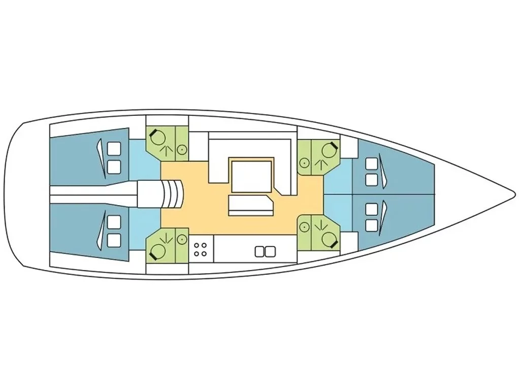 Sun Odyssey 479 (Iraklia) Plan image - 1