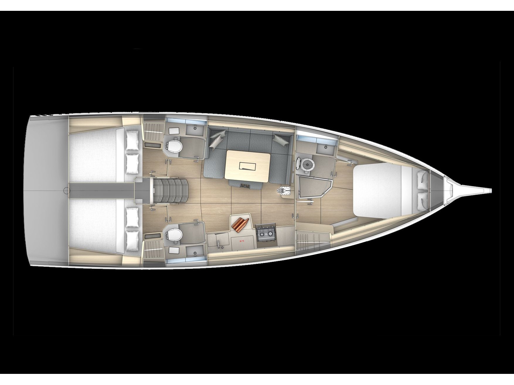 Photo #3 - Dufour 41 Grand Large (Simba) in Portorosa - 23251