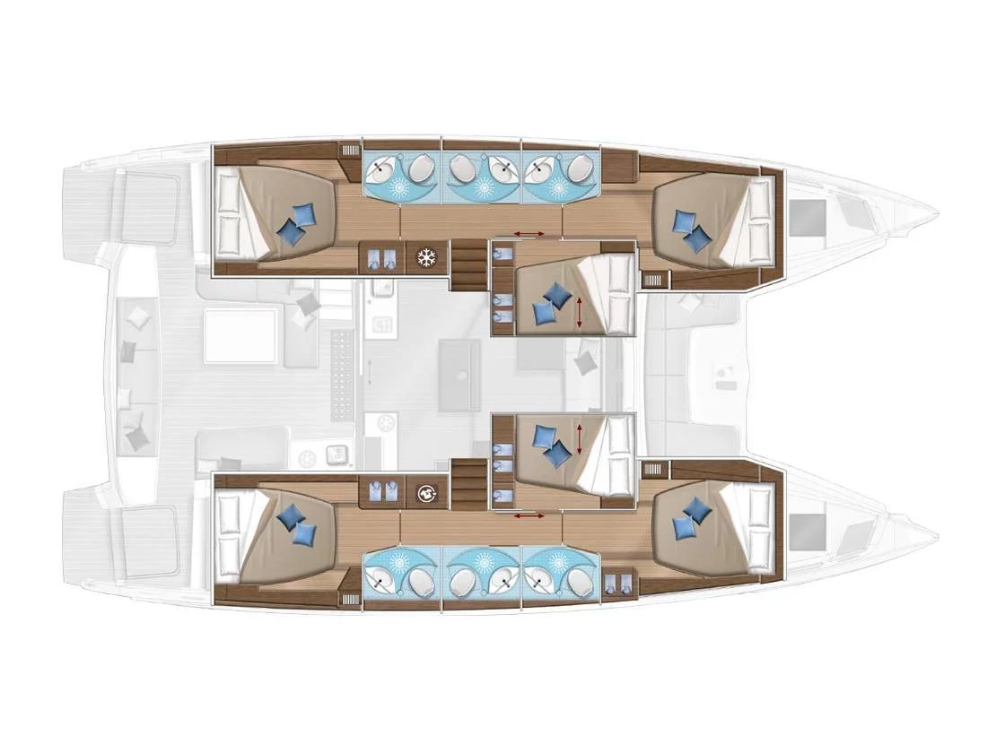 Lagoon 50 (NOMAD II) Plan image - 26