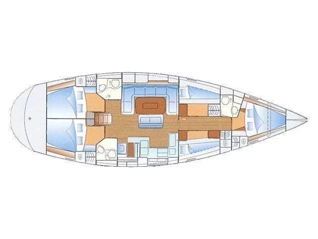 Bavaria 50 Cruiser (Iorana) Plan image - 1