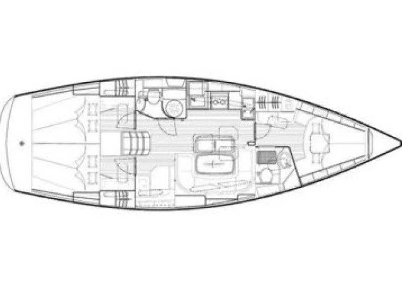 Bavaria 40 Cruiser (Sofoula - refit 2019) Plan image - 2