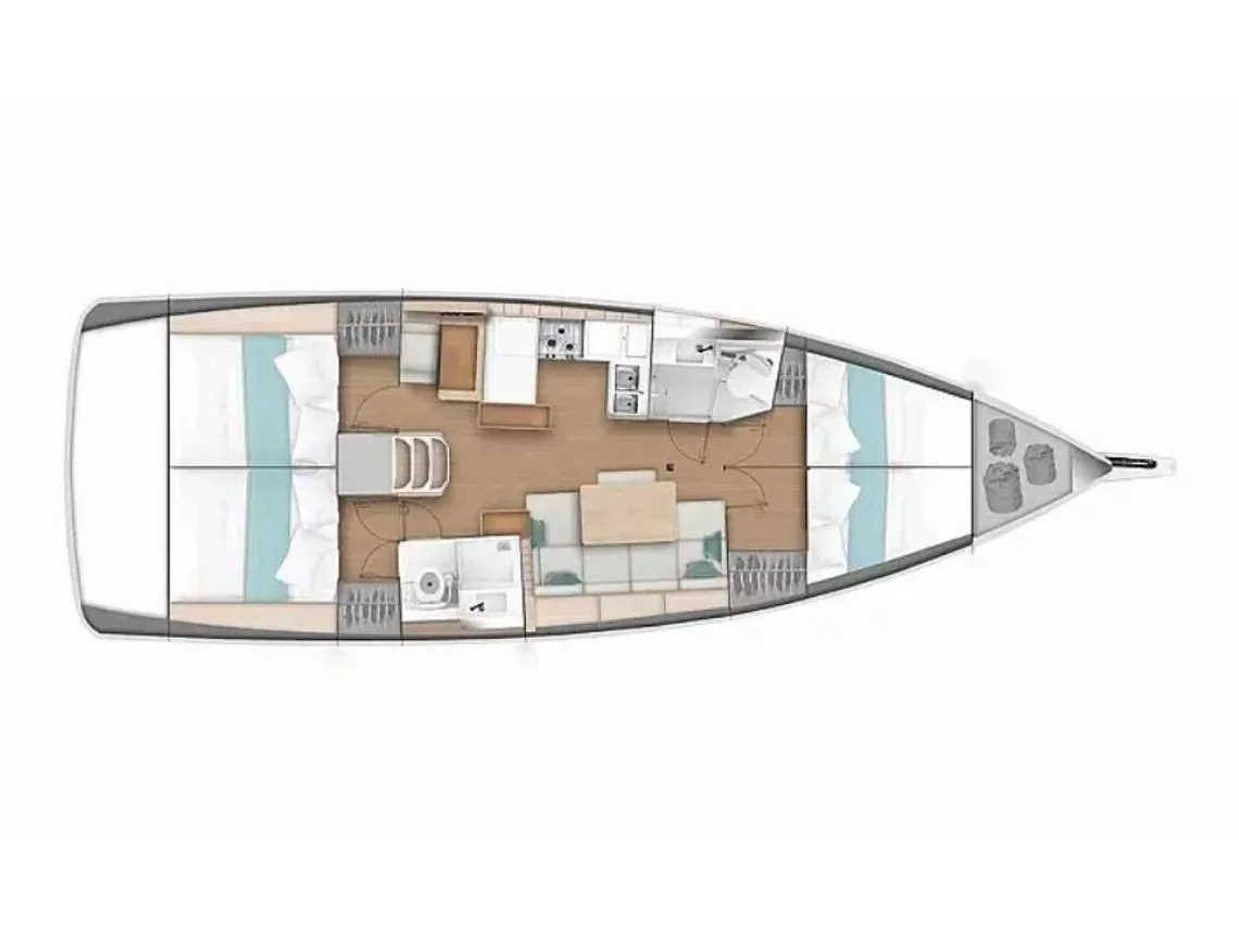 Sun Odyssey 440 (LEONA) Plan image - 8