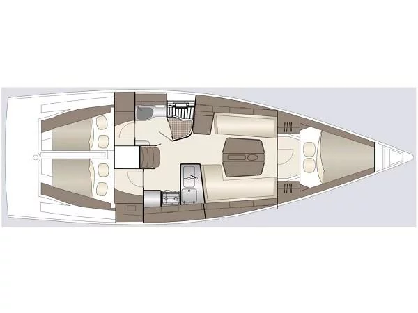 Dehler 38 (Lieutenant Dan) Plan image - 1