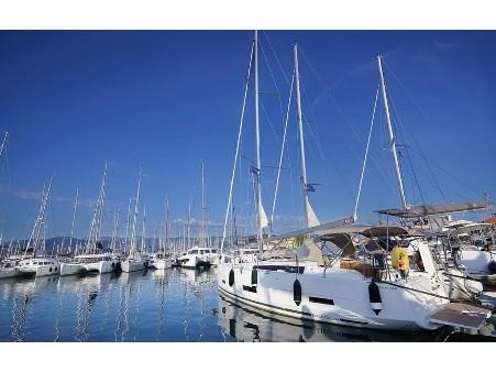 Photo #1 - Dufour 390 (Why Not 14) in Port of Lefkas - 4146