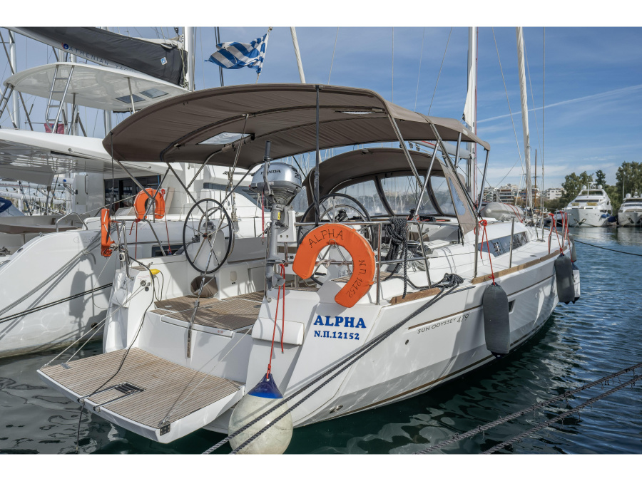 Photo #1 - Sun Odyssey 479 (ALPHA) in Piso Livadi Port - 11372