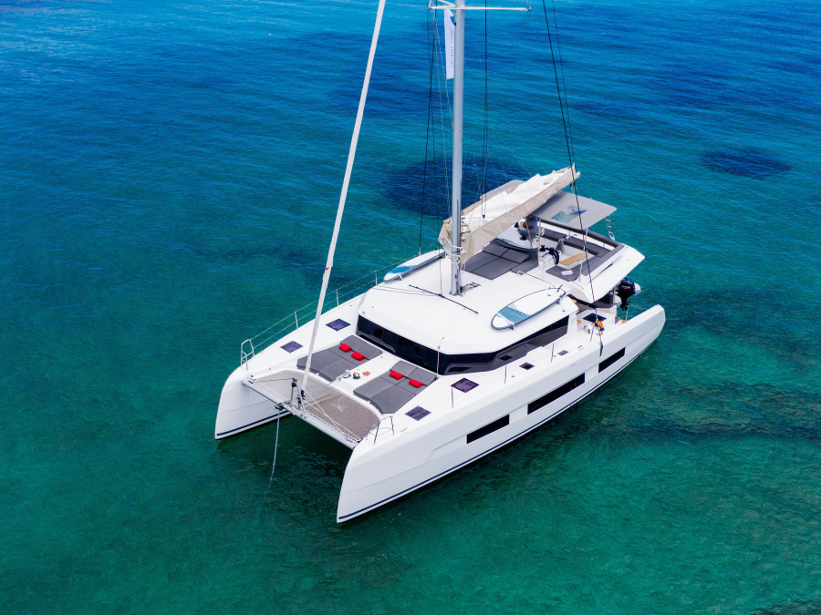 Photo #1 - Dufour 48 Catamaran (Mojito) in Port of Lefkas - 7786