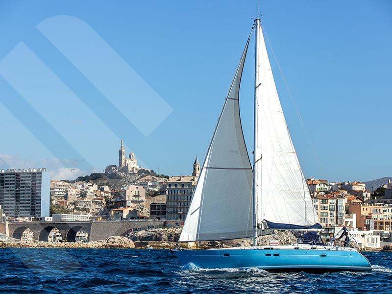 Photo #1 - Oceanis 411 (Touareg) in Marseille Old Port - 7800