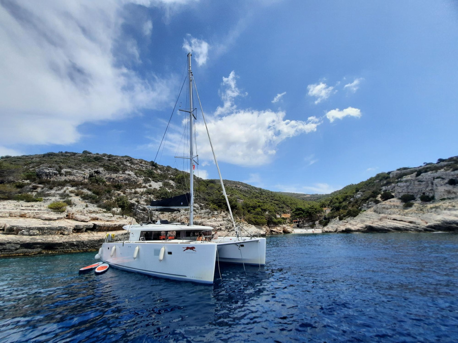 Photo #1 - Lagoon 450  F (ADRIATIC CHEETAH) in Marina Kaštela - 5237