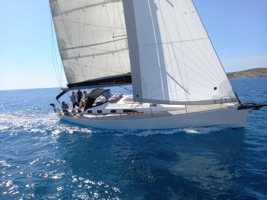 Photo #1 - Salona 44 (Sousouni) in Finikas port - 14288