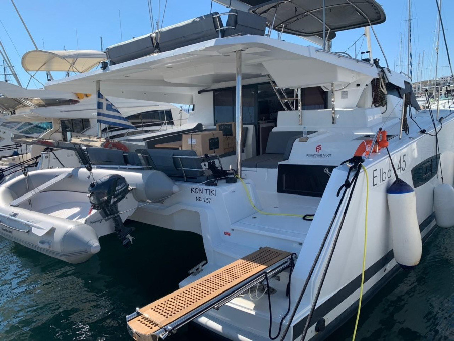 Photo #1 - Fountain Pajot Elba 45 (Kon-tiki) in Olympic Marina - 14378
