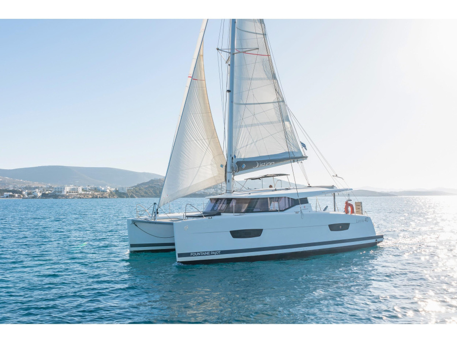 Photo #1 - Lucia 40 (E.S. II) in Port of Lefkas - 11187