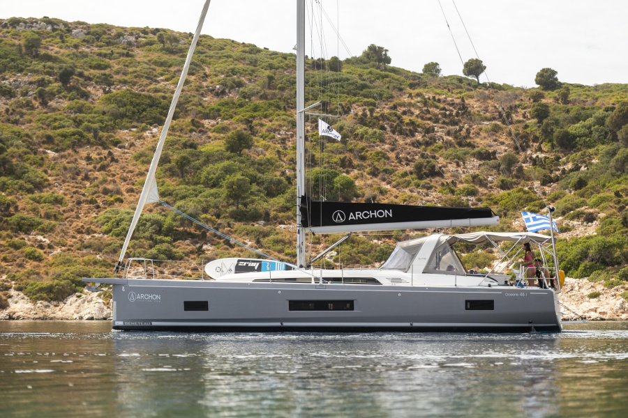 Photo #1 - Oceanis 46.1 (Lena) in Marina - 16482
