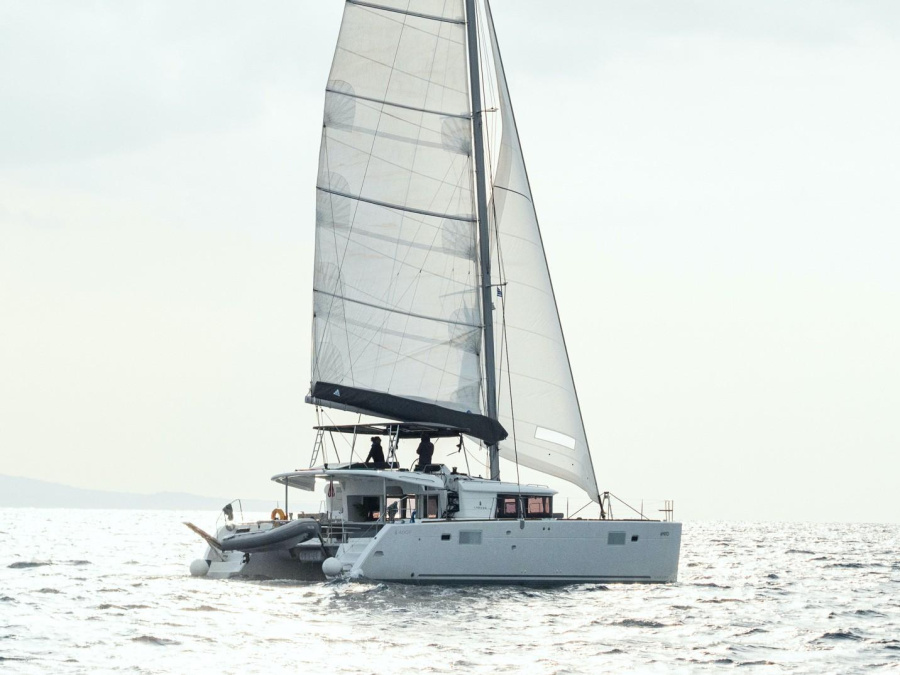 Photo #1 - Lagoon 450  Flybridge (Myrto | A/C, Gen, Watermaker, 12 pax) in Alimos Marina - 11858