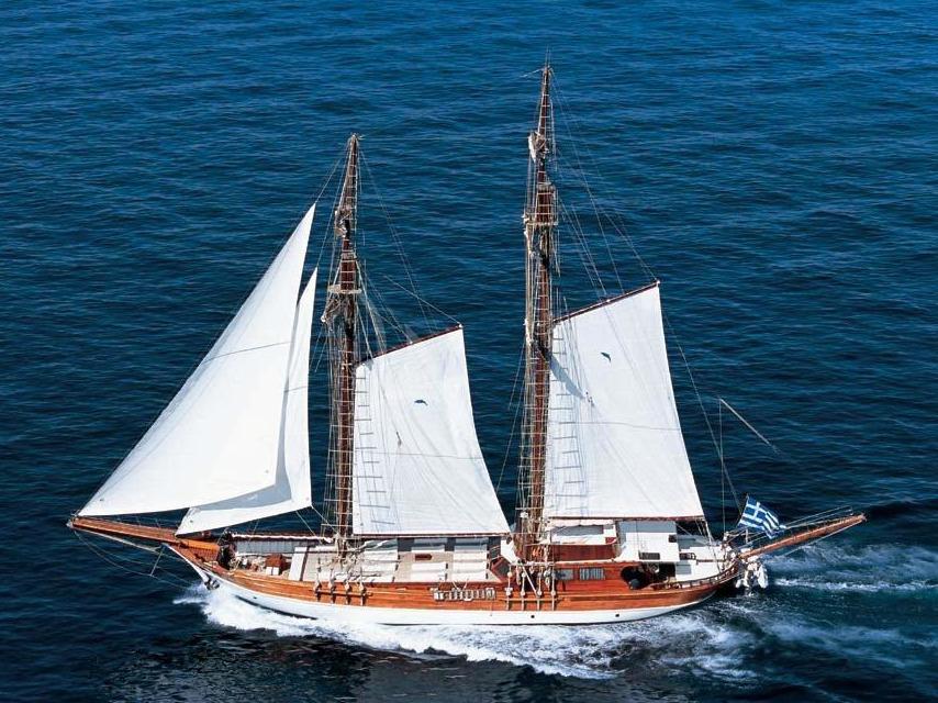 Photo #1 - Custom Motor Sailer 124' (Matina) in Alimos Marina - 18982