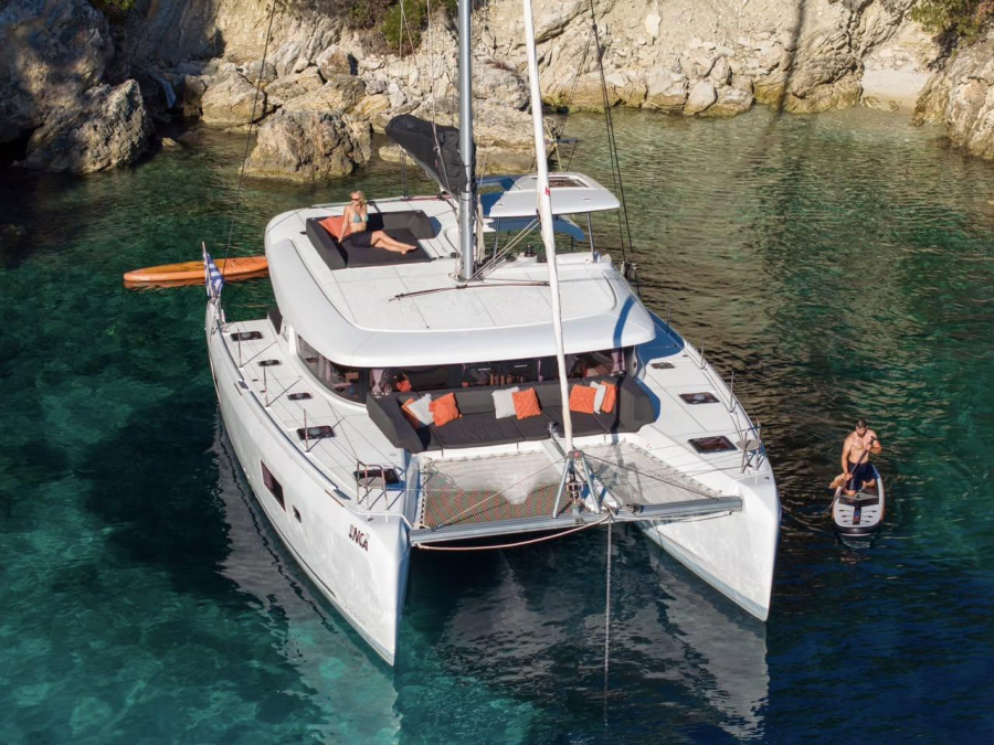 Photo #1 - Lagoon 42 (INCA) in Port of Lefkas - 20793