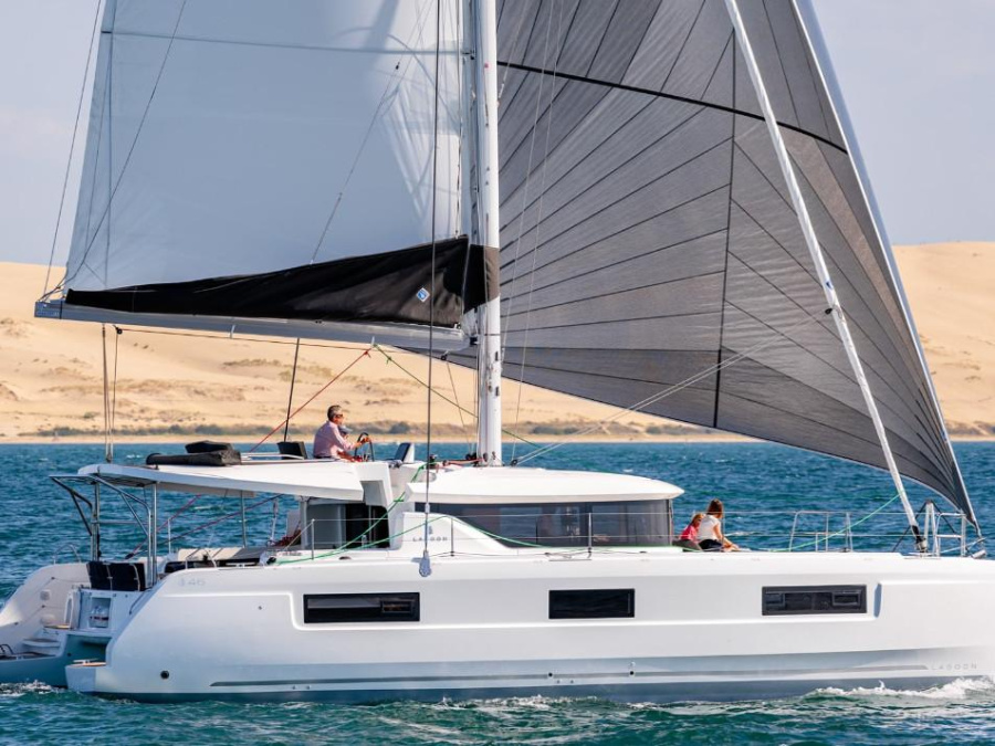 Photo #1 - Lagoon 46 (Hydra XV) in Port of Lefkas - 22670