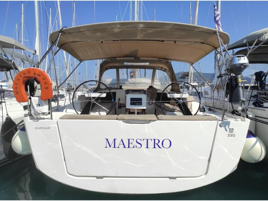 Photo #1 - Dufour 390 Grand Large (Maestro) in Port of Lefkas - 22886