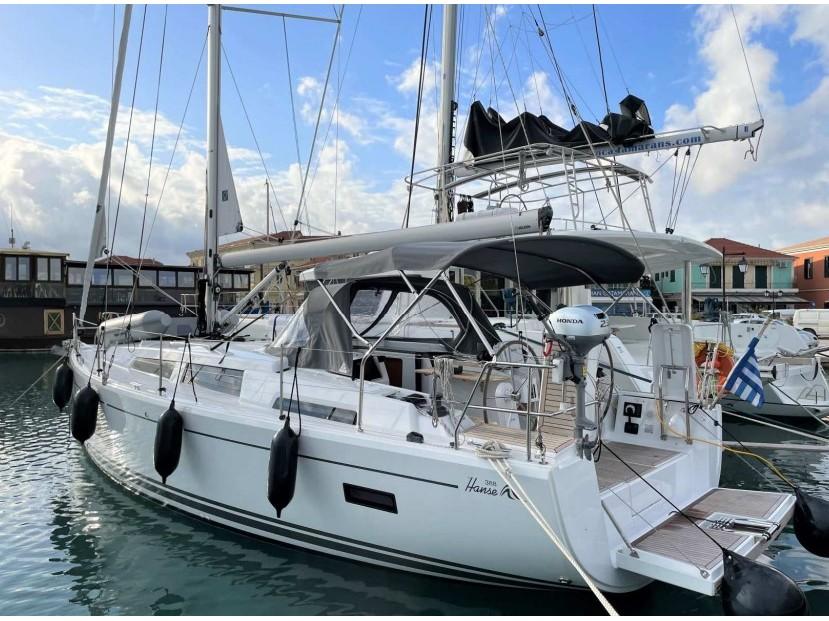 Photo #1 - Hanse 388 (Medusa III) in Port of Lefkas - 23198
