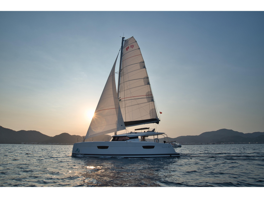 Photo #1 - Saona 47 (Sky Ada II) in Yacht Marina - 13133