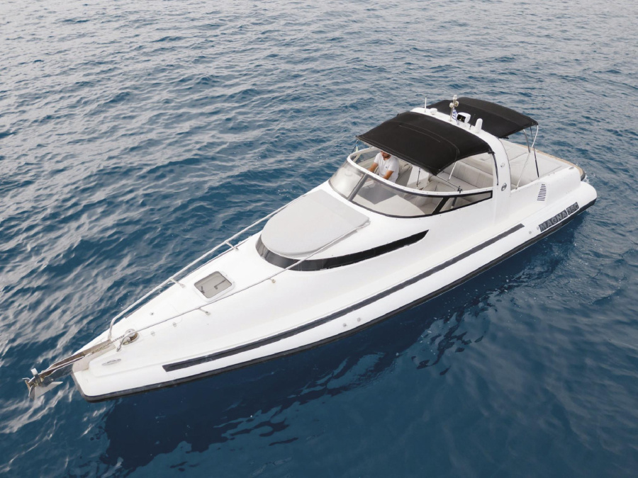 Photo #1 - Magna 35C (Asteroessa) in Corfu harbor - 61050