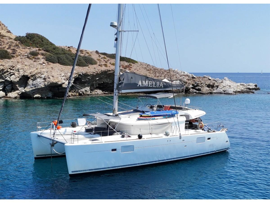 Photo #1 - Lagoon 450 Fly (AMELIA (A/C, Generator, Watermaker)) in Alimos Marina - 12570
