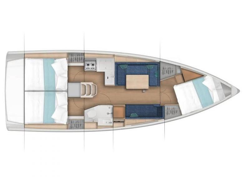 Photo #1 - Sun Odyssey 380 (ANCSIKA) in Marina - 61696