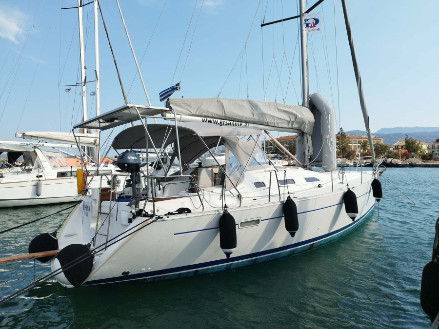 Photo #1 - Oceanis 393 Clipper (ATHINA Sails) in Port of Lefkas - 24378