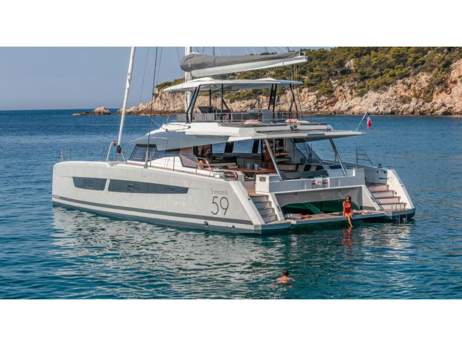 Photo #1 - Samana 59 (Azure) in Port of Lefkas - 63607