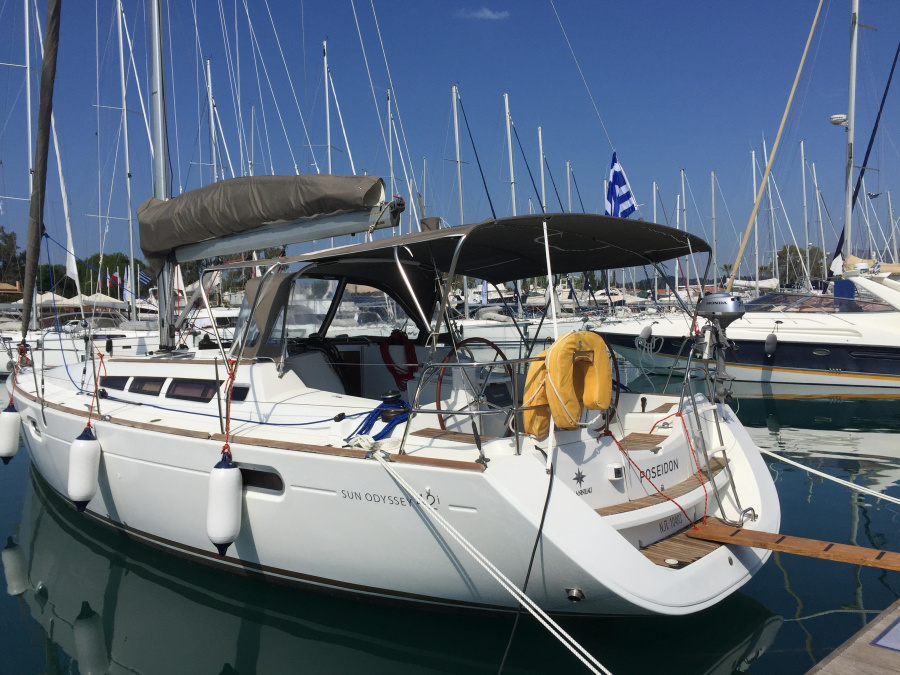 Photo #1 - Sun Odyssey 42 i (POSEIDON) in Marina Benitses - 12770