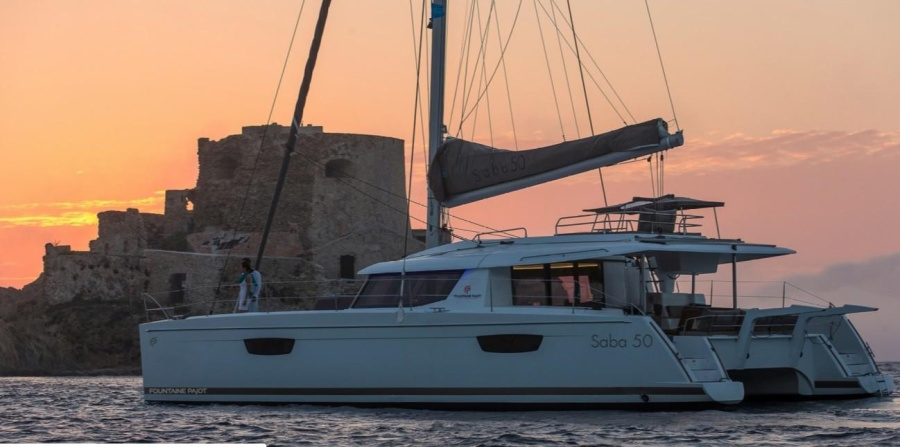 Photo #1 - Fountaine Pajot Saba 50 - 6 + 1 cab. (Sunset) in Yachtclub Seget (Marina Baotić) - 27582