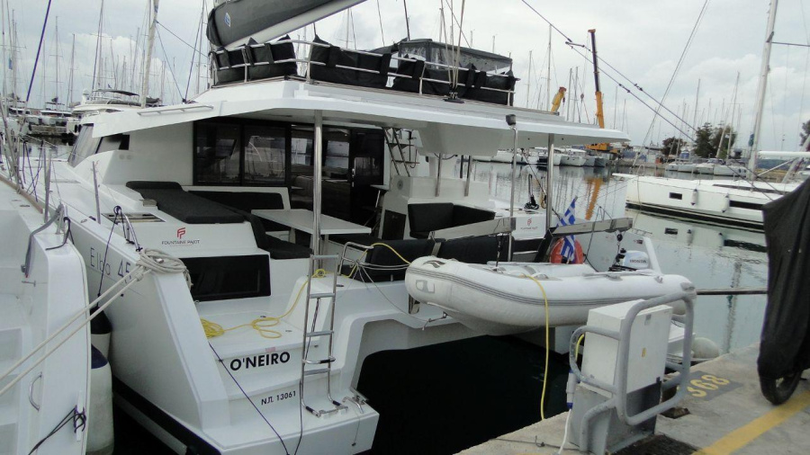 Photo #1 - Fountaine Pajot Elba 45 - 4 + 2 cab. (O'NEIRO) en Athens, Alimos marina - 34178