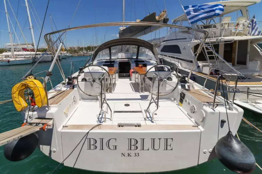 Photo #1 - Hanse 508 - 5 cab. (Big  Blue) en Athens, Alimos marina - 35413
